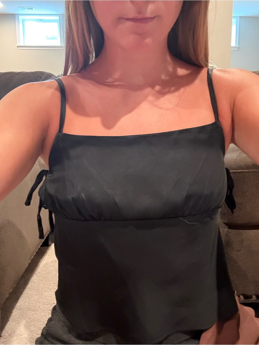 wild fable Black Spaghetti Strap Camisole